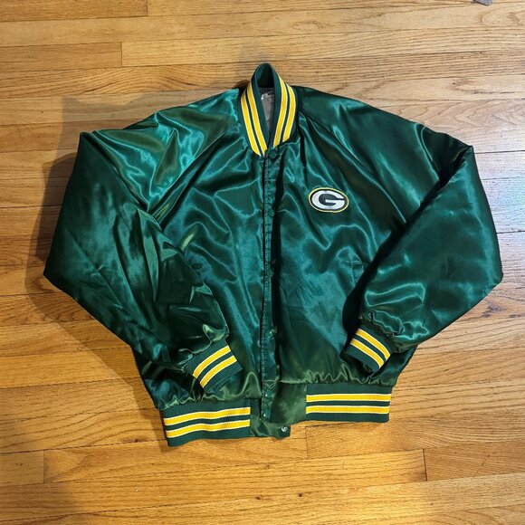 Vintage Green Bay Packers NFL Sports Chalkline Satin Sports Jacket - Picture 1 of 10